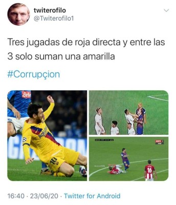 Los memes del sufrido triunfo del Barcelona ante el Athletic donde no perdonan a Messi