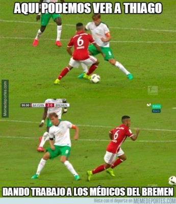 Los mejores memes del día con la goleada del Bayern Munich como gran protagonista