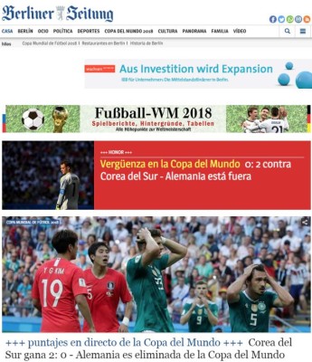 Fiasco y vergüenza: Así reaccionó la prensa alemana tras la histórica eliminación del Mundial