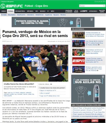 Prensa panameña, atrevida previo a juego contra México