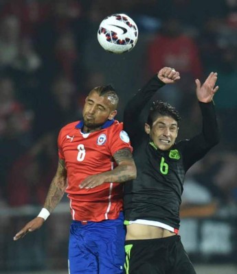 Imágenes del partidazo entre Chile-México