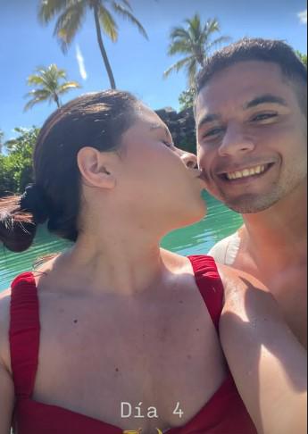 La luna de miel de Carlos Pineda, jugador del Olimpia, y su esposa Daniela Hernández en México