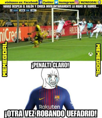 Los memes no perdonan a Ramos y CR7 en el triunfo del Real Madrid ante el Dortmund