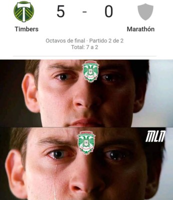 Humillan a Marathón con memes tras la paliza ante el Portland en la Concachampions