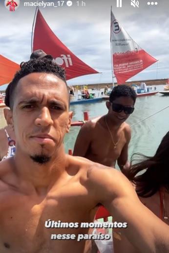 Las lujosas vacaciones del jugador del Olimpia Yan Maciel junto a la hermosa Patricia Cavalheiro en Brasil