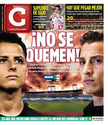 Las mejores portadas de este martes futbolero 17 de noviembre de 2015