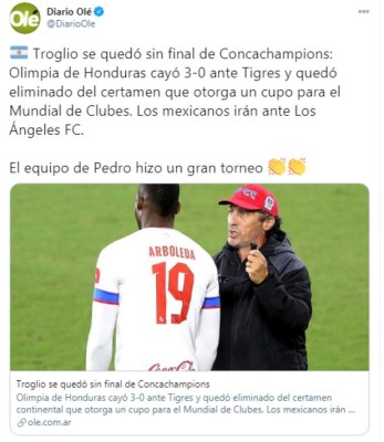 'Pasó caminando': Prensa mexicana e internacional sobre el triunfo de Tigres ante Olimpia en Concachampions