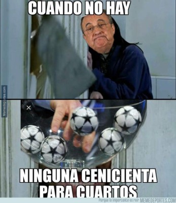 Los memes previo al sorteo de cuartos de final de la Champions League