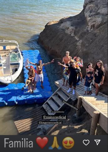 La exuberante novia de Arturo Vidal se convirtió en abuela y enciende las redes: “Donde sea, pero siempre contigo”