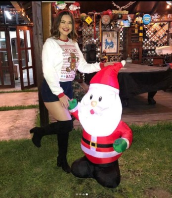 Las infartantes y elegantes fotos de las famosas hondureñas disfrutando de la Navidad 2020