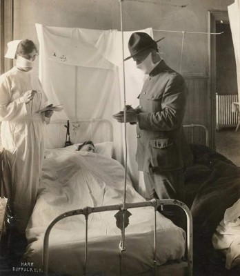 Como que fueran de hoy: Las fotos de hace 100 años de la gripe española similares al coronavirus