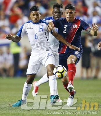 ¡EL ONCE! Así jugaría Honduras contra Costa Rica sin Choco Lozano