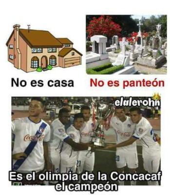 Los mejores memes que dejó el título de Olimpia en la Liga de Concacaf