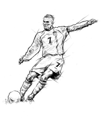 Los cracks del deporte hechos en pinturas de acuarela