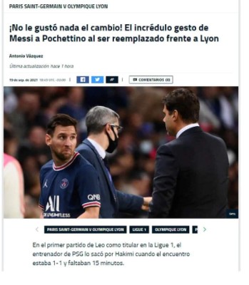 En Francia son crueles con Messi: lo bautizan de 'intermitente' y critican su rendimiento; no se olvidan del gesto a Pochettino&nbsp;&nbsp;