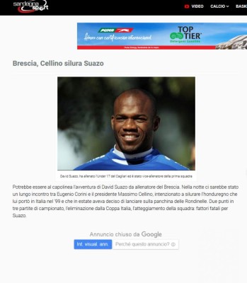 Prensa Italiana brinda los detalles de la salida de David Suazo y anuncia su sustituto