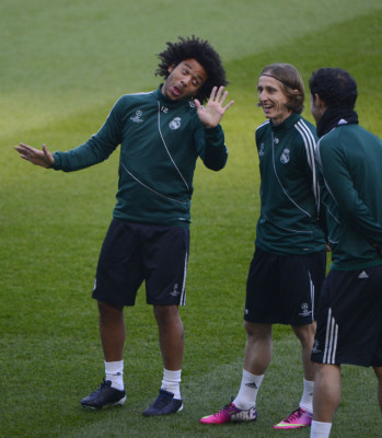 El Real Madrid se entrenó en el estadio del Manchester City