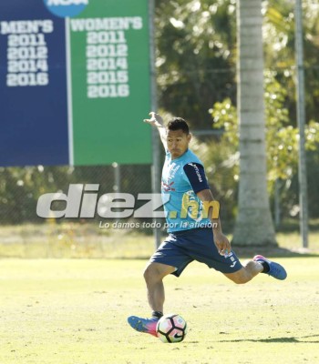 Las imágenes curiosas del entreno de Honduras en Fort Myers