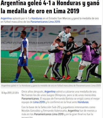 Lo que dicen los medios internacionales tras la medalla de plata de Honduras en Panamericanos