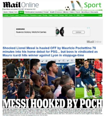 En Francia son crueles con Messi: lo bautizan de 'intermitente' y critican su rendimiento; no se olvidan del gesto a Pochettino&nbsp;&nbsp;