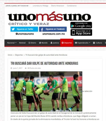 Lo que amaneció diciendo la prensa mexicana sobre partido ante Honduras