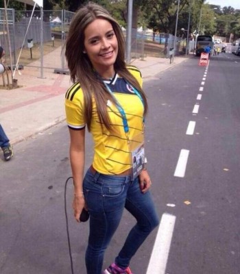 Así es Alejandra Buitrago, sexy periodista que dijo que Messi es colombiano