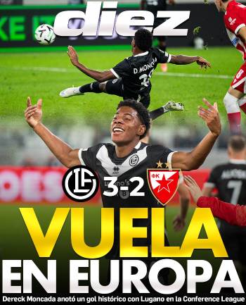 Dereck Moncada vuela en Europa