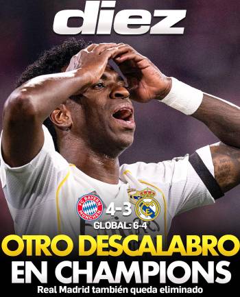 Otro descalabro en Champions; Bayern echó al Real Madrid