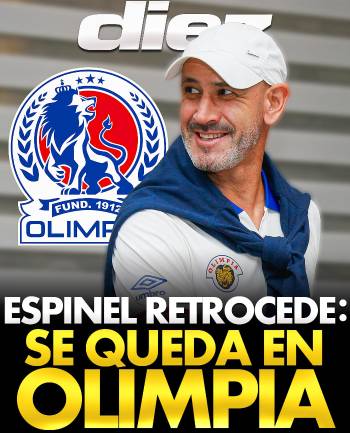 Espinel se arrepiente, retrocede y se queda en Olimpia