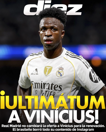 ¡Ultimátum del Real Madrid a Vinicius!