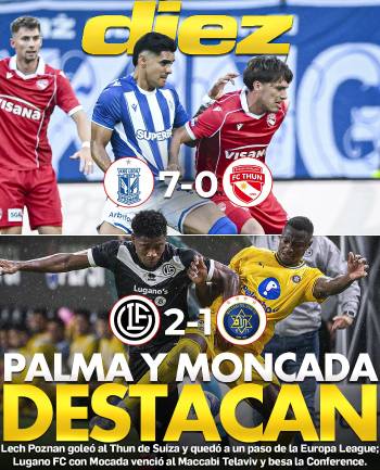 Palma y Moncada destacan en Europa