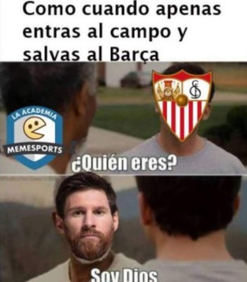 Lionel Messi se adueñó de los memes tras salvar al Barcelona