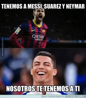 Memes previo al clásico español Real Madrid-Barcelona