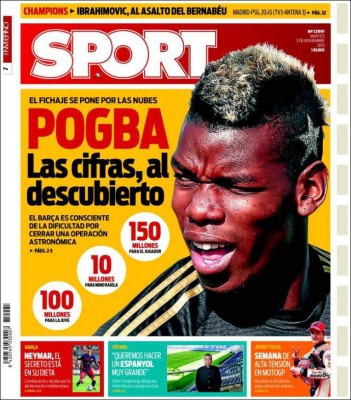 Las portadas más importantes del mundo del deporte de este martes