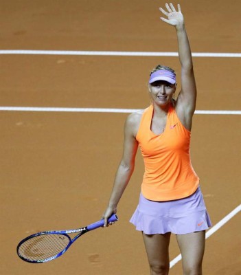 ¡Mejor que nunca! Así lució María Sharapova en su regreso oficial al tenis