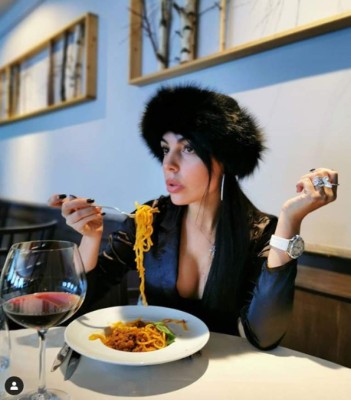 Georgina Rodríguez disfrutaba de la nieve mientras Cristiano Ronaldo marcaba un golazo