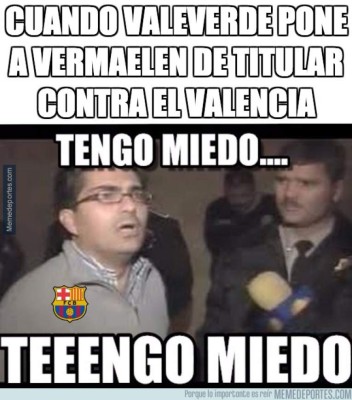 ¡Para morir de risa! Los divertidos memes que dejó el empate del Valencia contra Barcelona en Mestalla