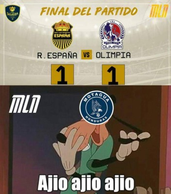 Olimpia y Motagua, protagonistas de los memes tras el inicio del torneo Apertura 2020
