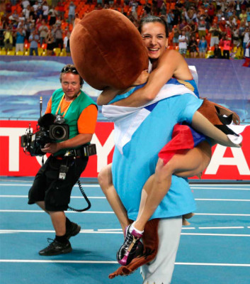 Campeonato Mundial de Atletismo en Rusia .