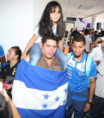 El recibimiento a la Selección de Honduras tras participar en Río 2016