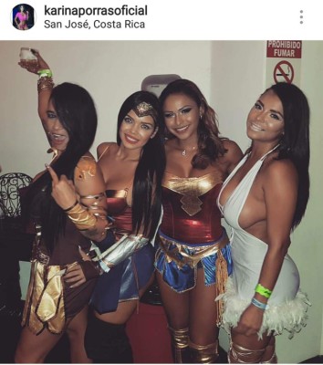 Esposa de Keylor Navas y las ticas más sexys en Halloween