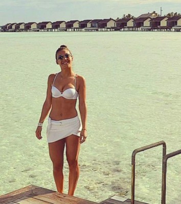 La espectacular Majo Barbeito, esposa del argentino Lucas Ocampos