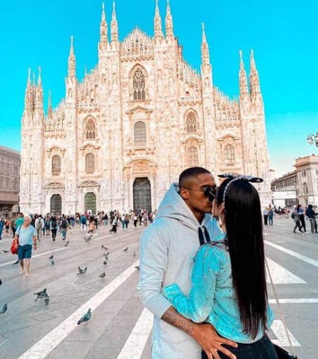 Nathália, la sensual modelo que salió una vez con Neymar y ahora es novia de Douglas Costa