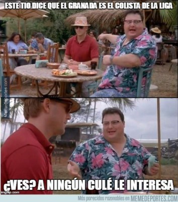 Memes del Barcelona-Granada la emprenden con Cristiano y 'Memo' Ochoa