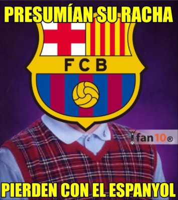 MEMES: Hacen pedazos a Messi y al Barça tras derrota ante el Espanyol en Copa del Rey