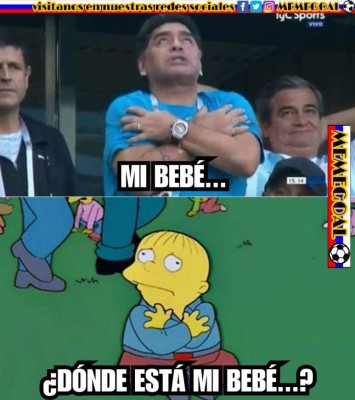 Los otros memes que no has visto de Messi y Maradona tras el Argentina-Nigeria