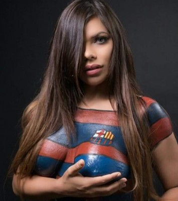 Suzy: La reina del Body Paint deportivo pone su mirada en Rusia 2018