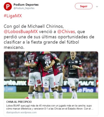 Así reacciona las prensa por la actuación del hondureño Michaell Chirinos contra Chivas