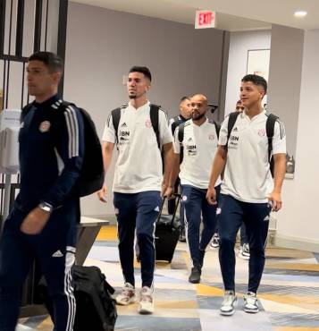 La Selección de Costa Rica está concentrada en el Hotel Marriot de Dallas.