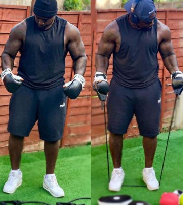 ¡Tremendo! El cambio físico de Adebayo Akinfenwa, el jugador más fuerte del mundo&nbsp;&nbsp;